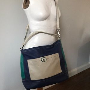 Coach leather bag 13 x 14 x 3 1/2